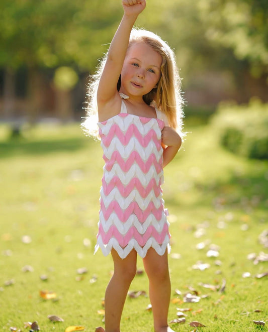 “The Crochet Waves Dress”