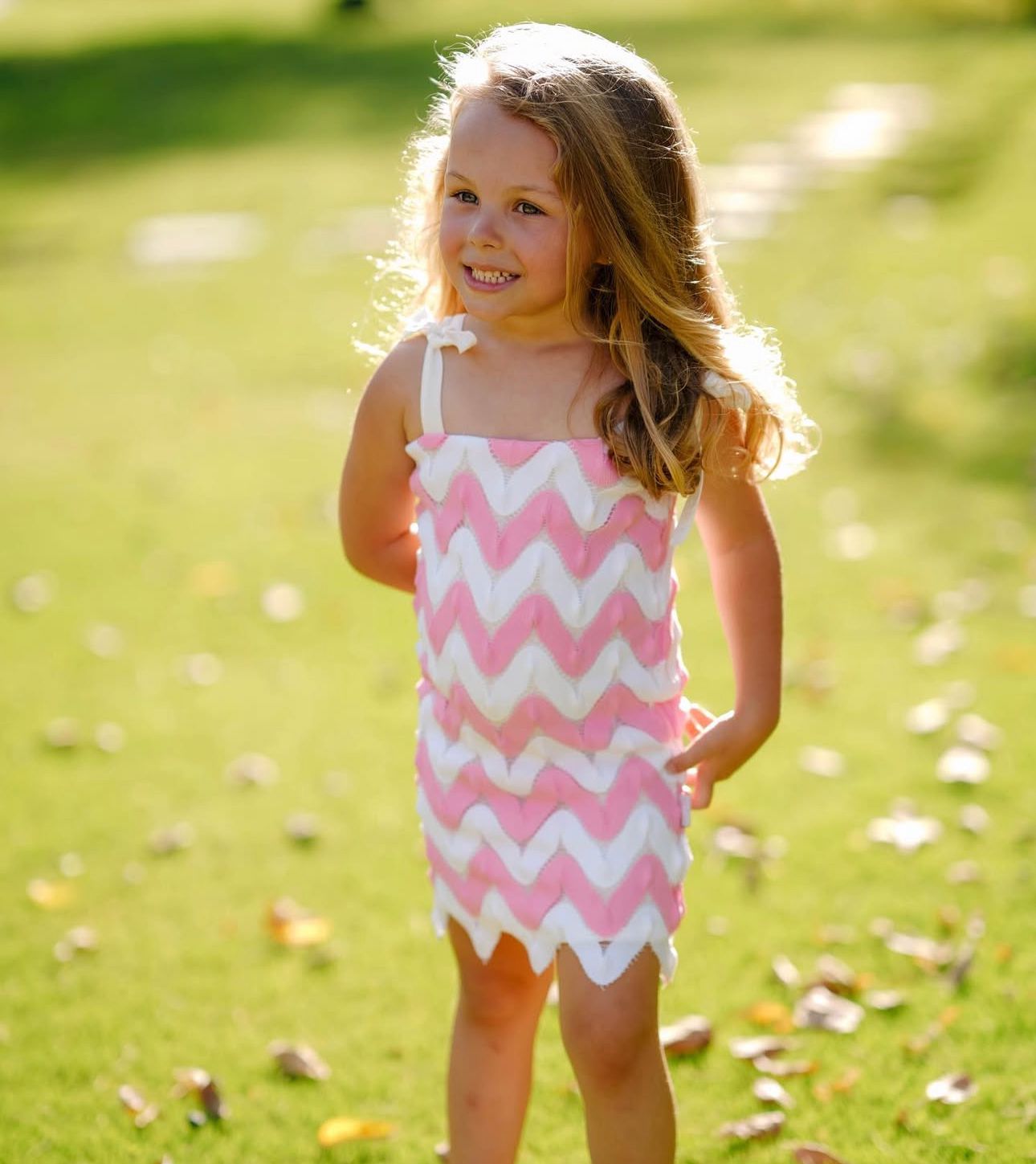 “The Crochet Waves Dress”