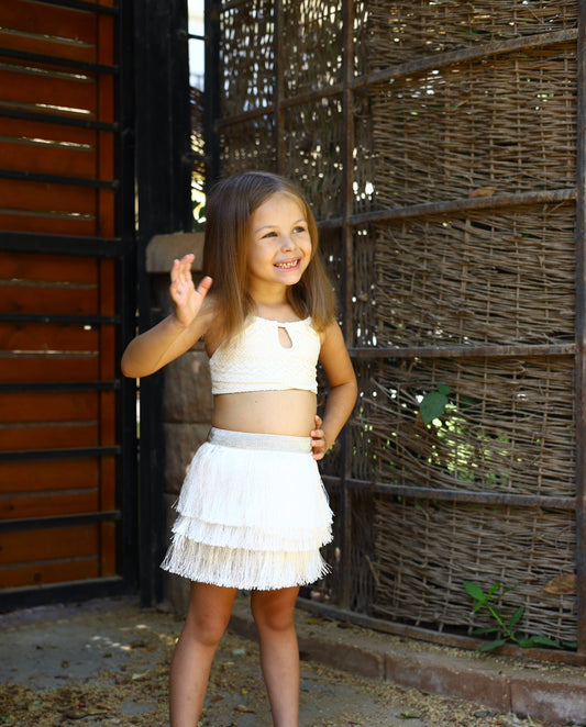 “ The Fringe Beach Skirt “