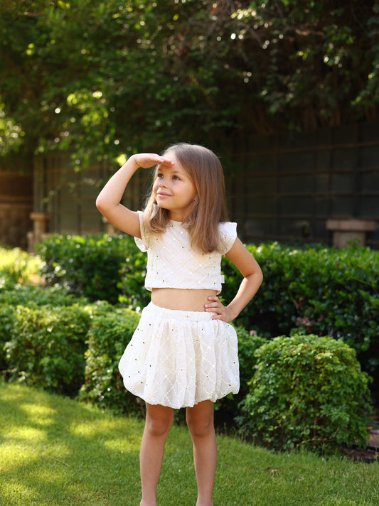 “The Offwhite Mirror Embroidery Set” |Limited Edition|