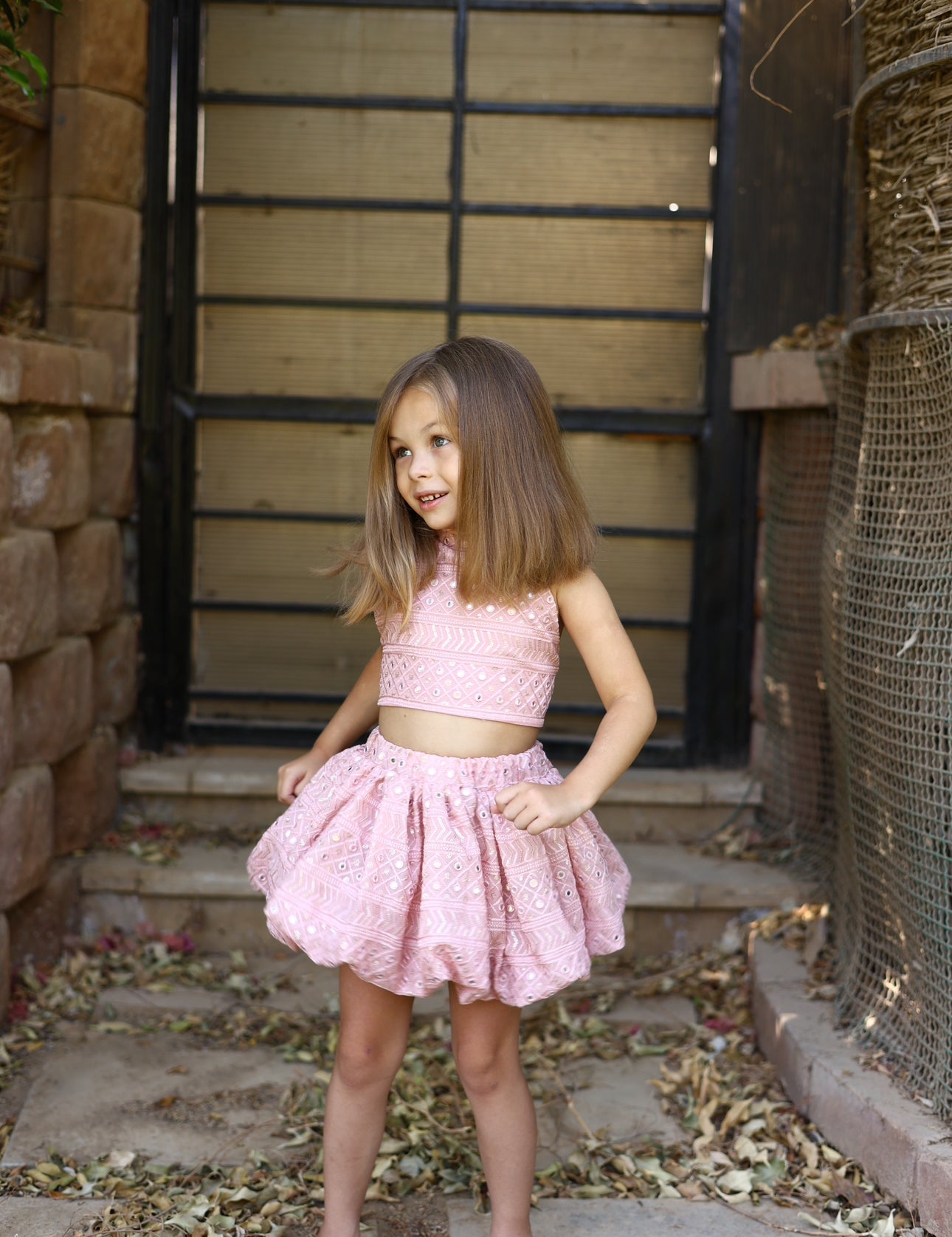 “The Puffy Pink Mosaic Set”