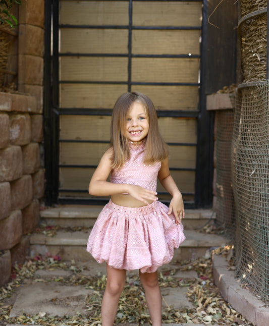 “The Puffy Pink Mosaic Set”