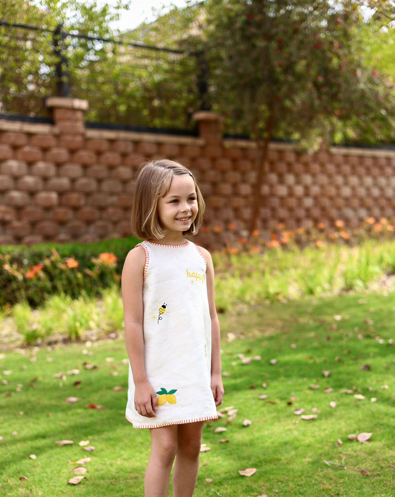 The Little Miss Sunshine Dress (100% Linen) Darlings and Co X Dania Nouh