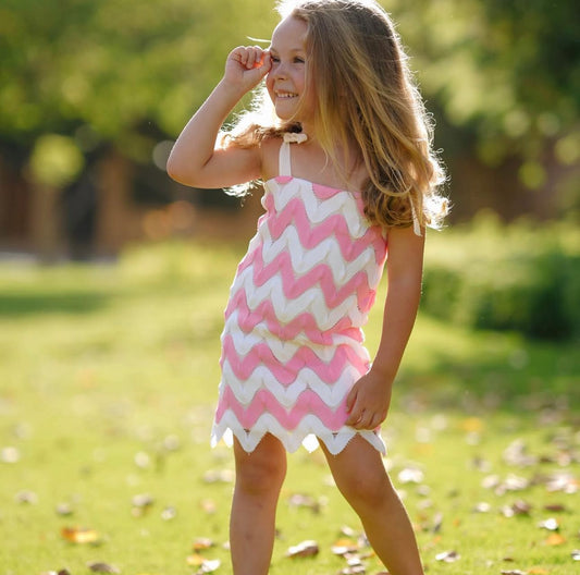 “The Crochet Waves Dress”