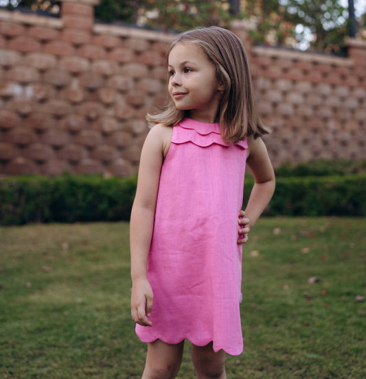 “The Bubbly Linen Dress”