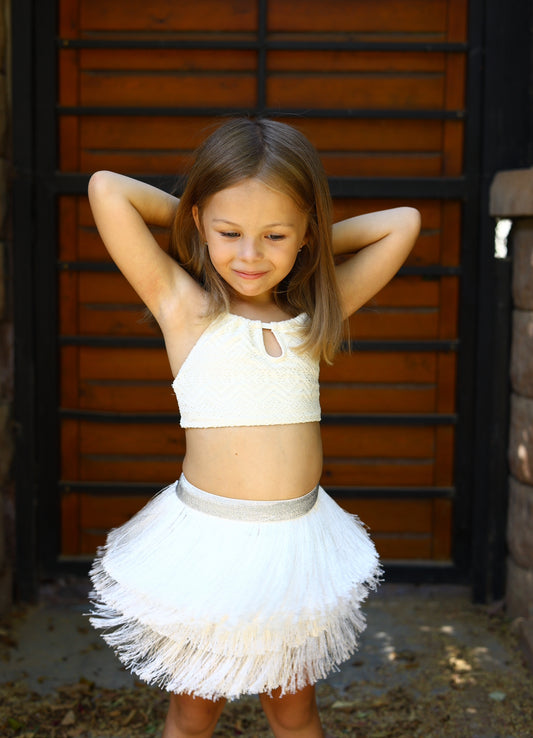 “ The Fringe Beach Skirt “