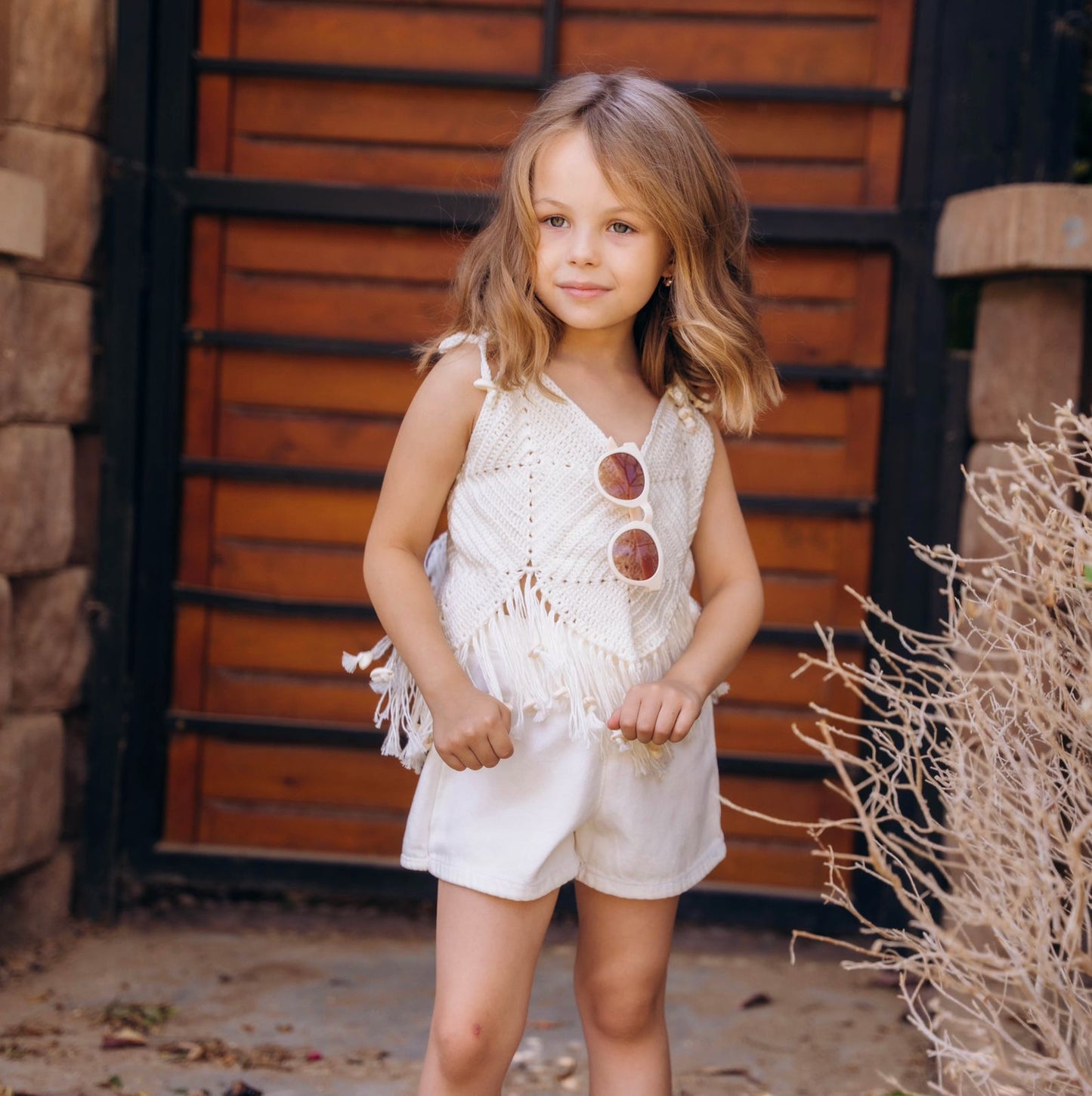“The Handmade Seashell Threads Top”
