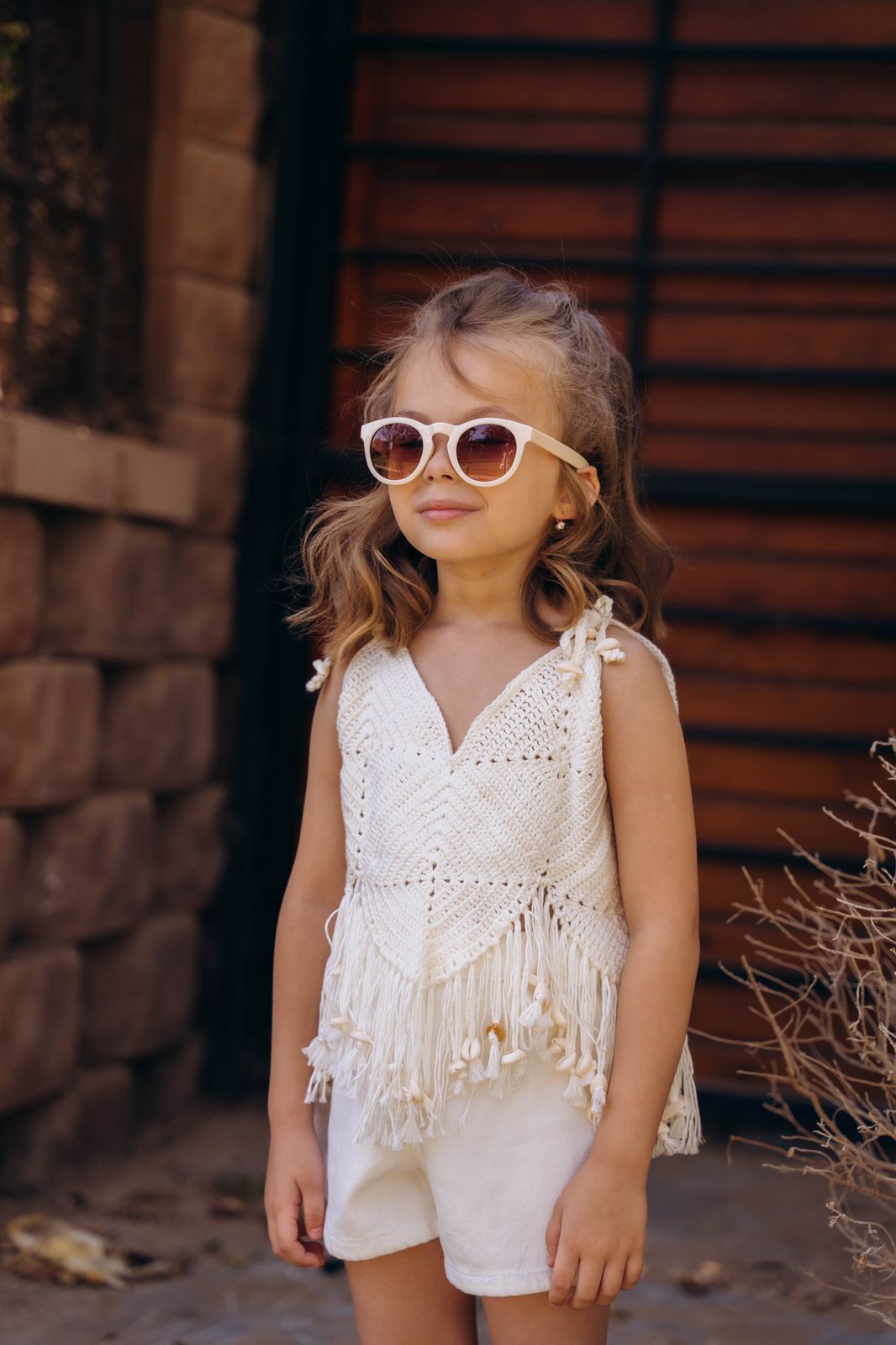 “The Handmade Seashell Threads Top”