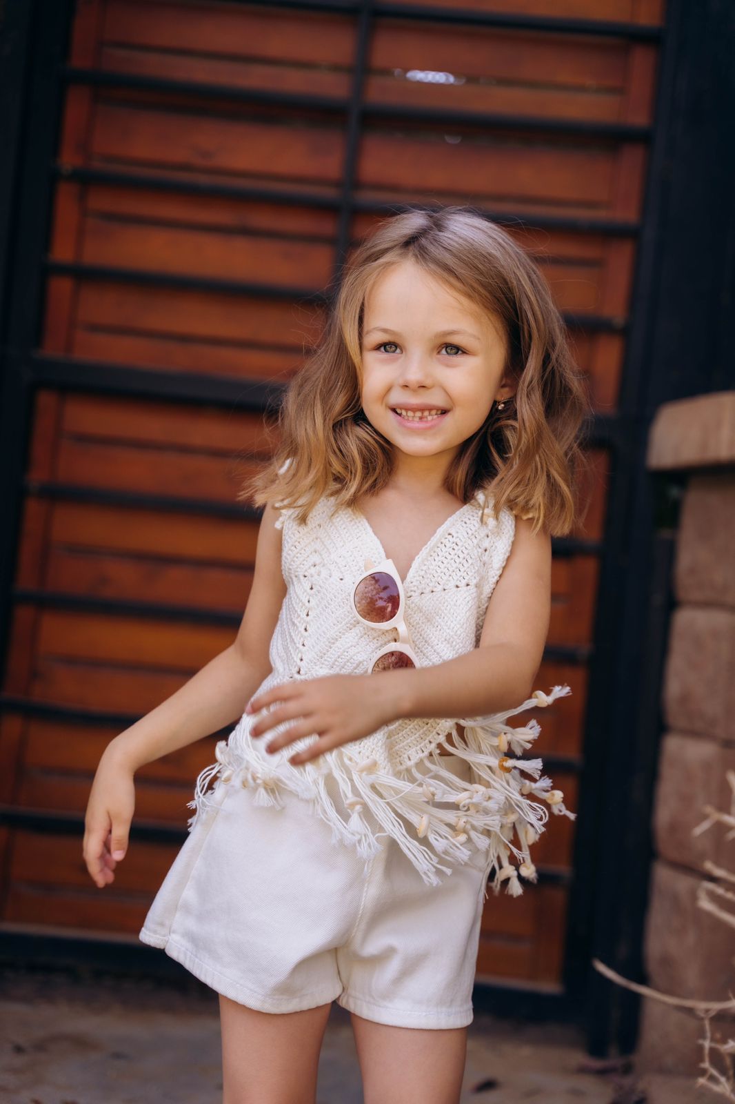 “The Handmade Seashell Threads Top”