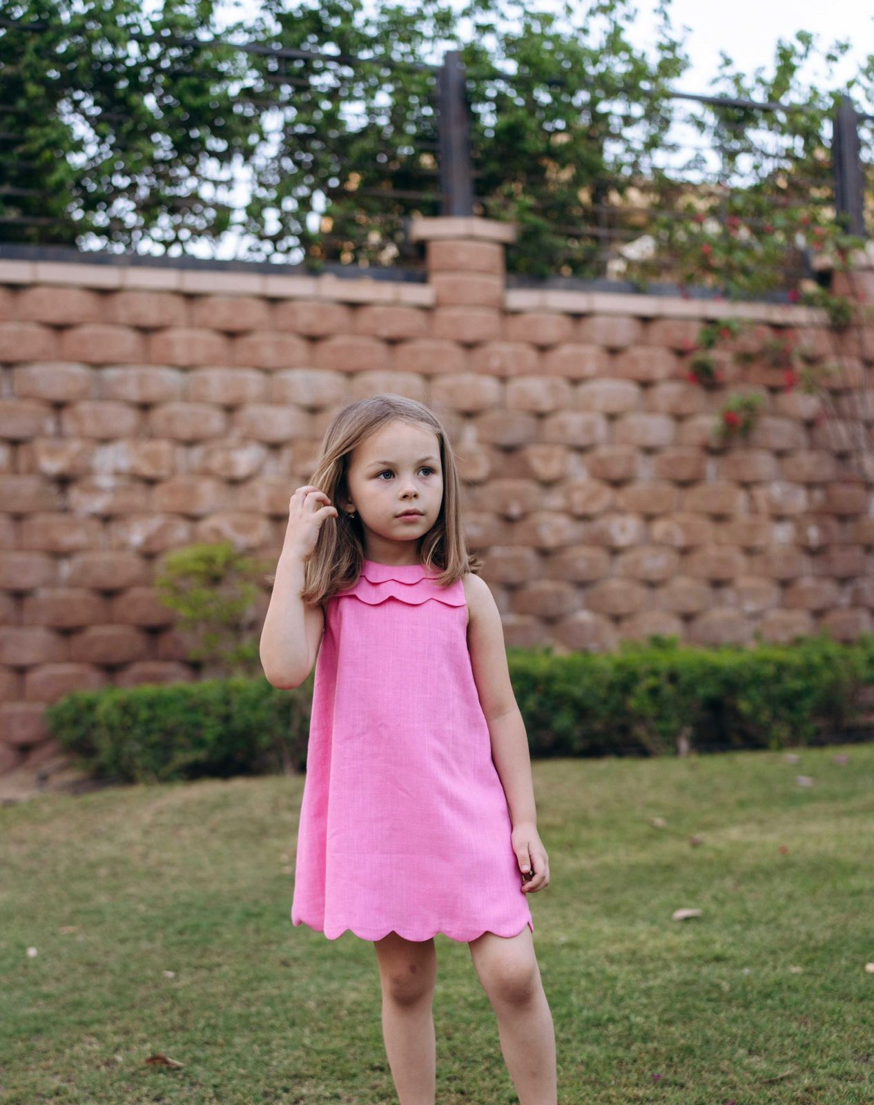 “The Bubbly Linen Dress”