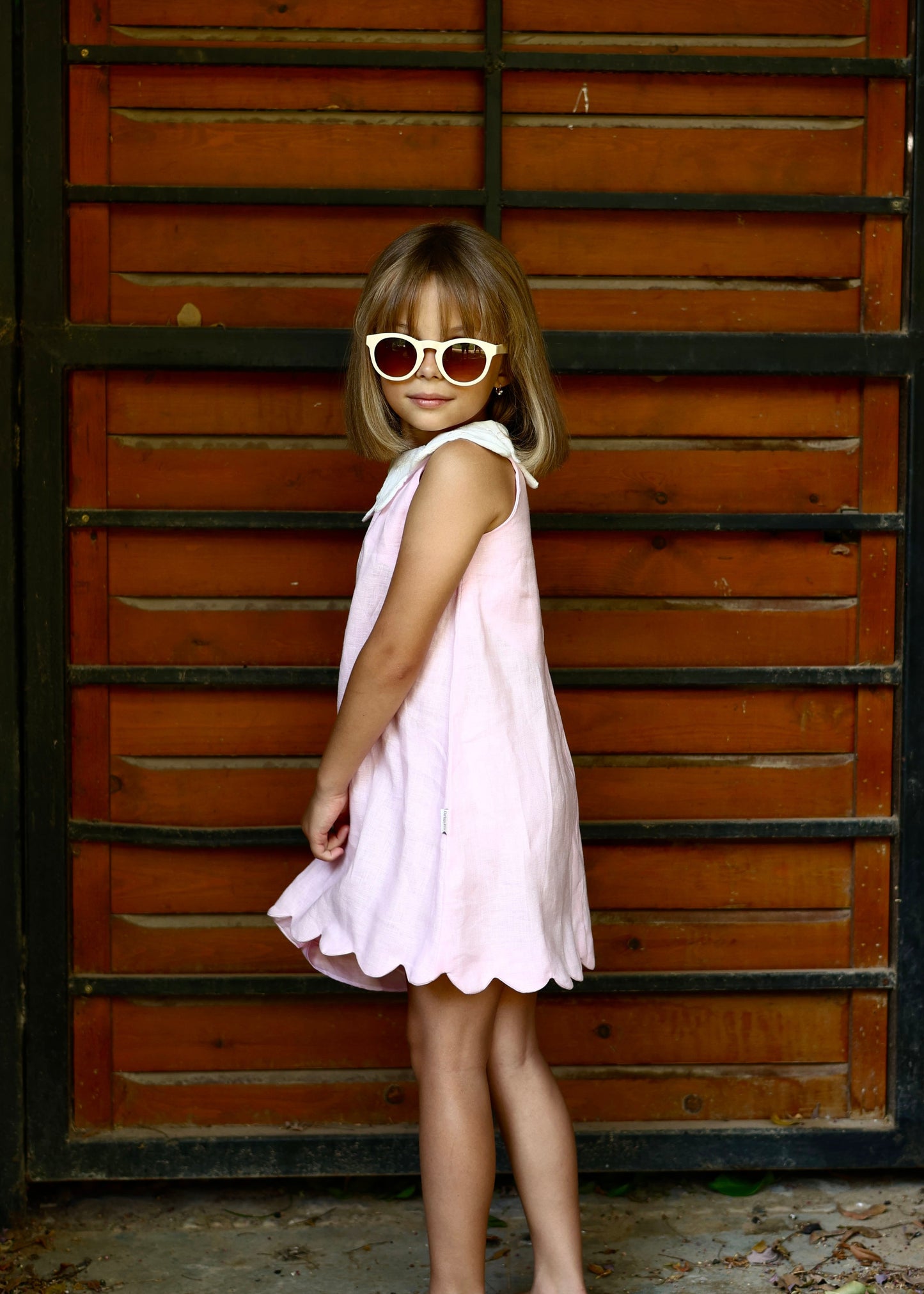 The Dreamy Light Pink Dress (100% Pure Linen)