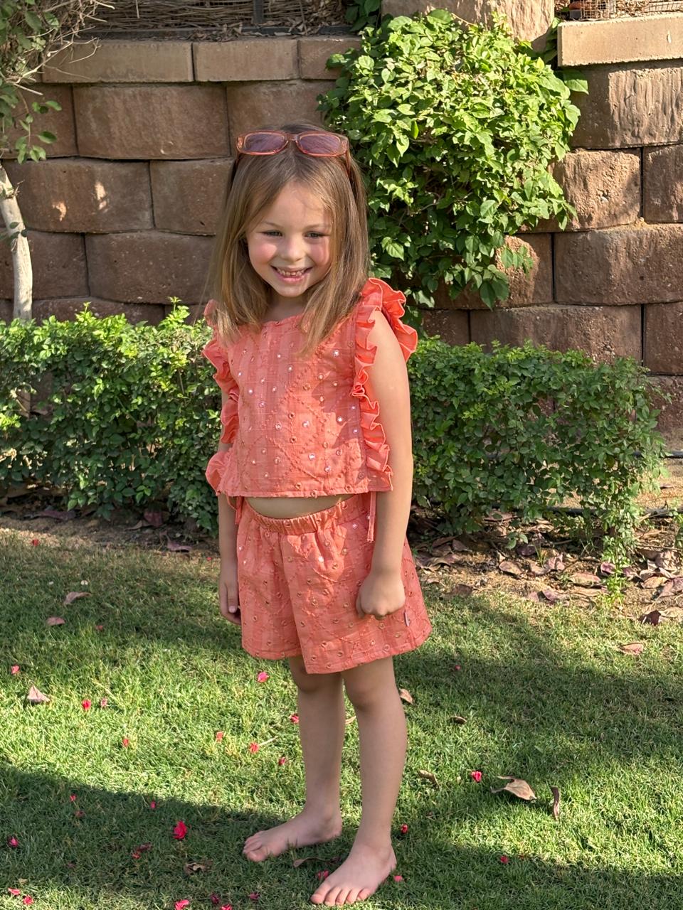 “The Peachy Mirror Blush”