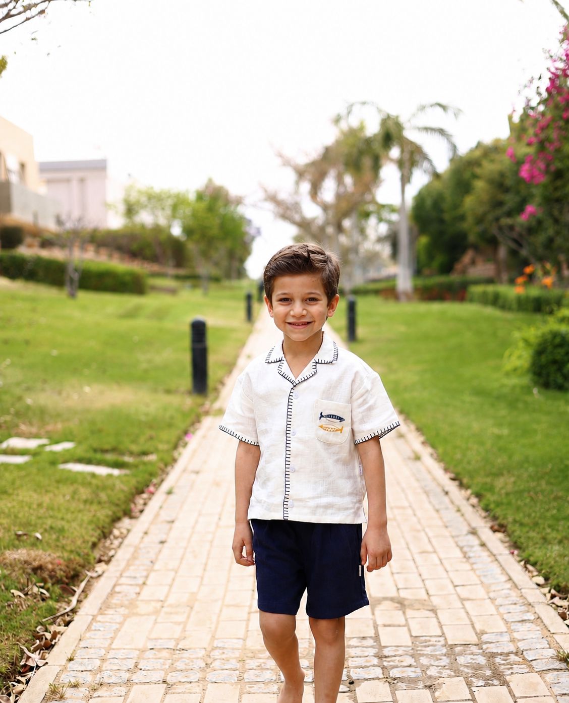 The Stitched By The Sea Set (100% Linen)  Darlings and Co.X Dania Nouh