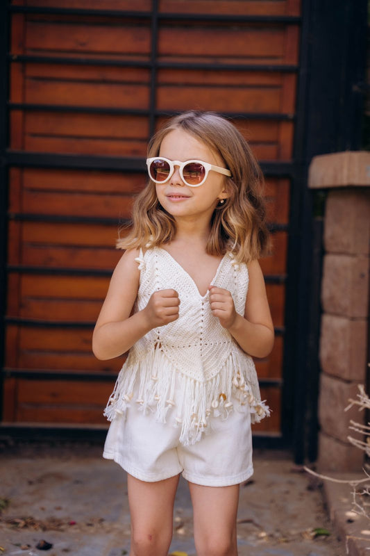 “The Handmade Seashell Threads Top”