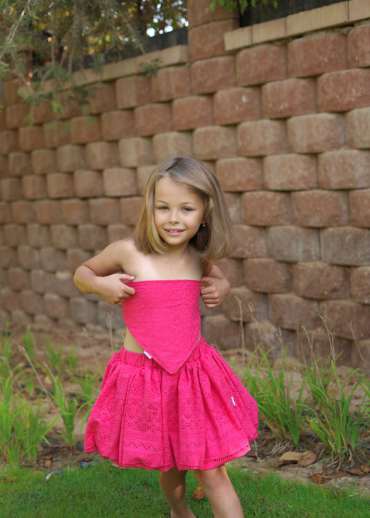 The Hot Pink Puff Set