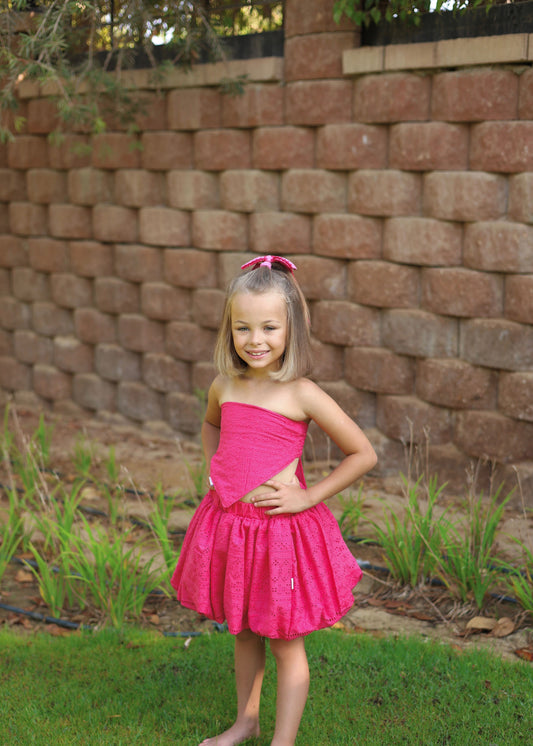 The Hot Pink Puff Set