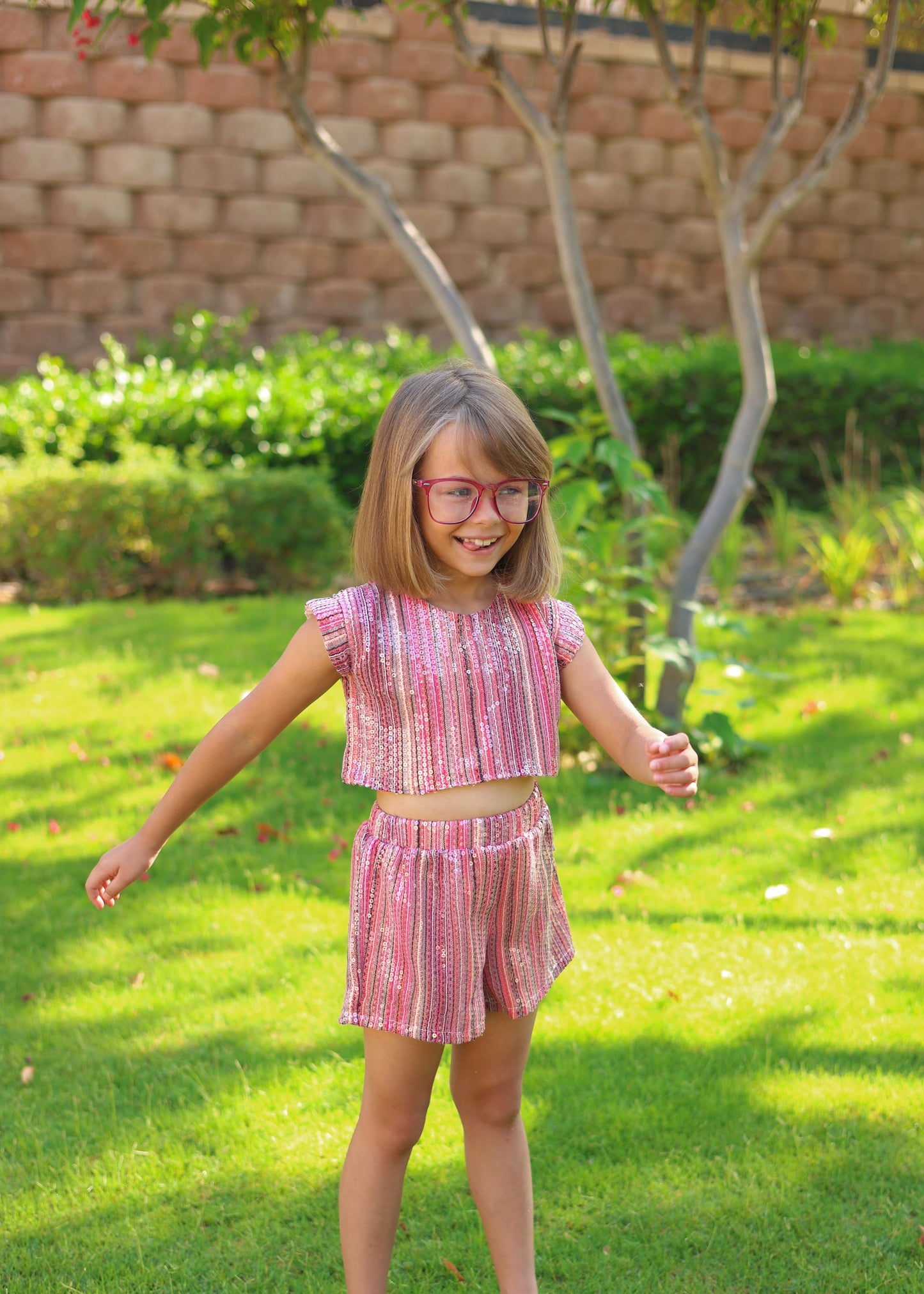 The Sequins Pink Star Set