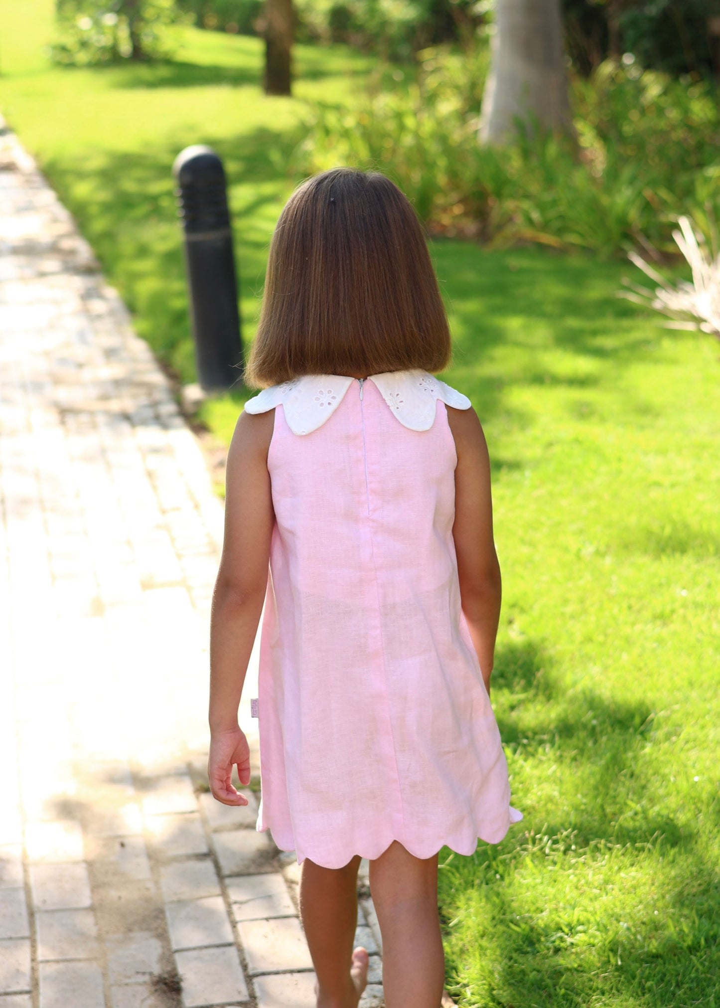 The Dreamy Light Pink Dress (100% Pure Linen)