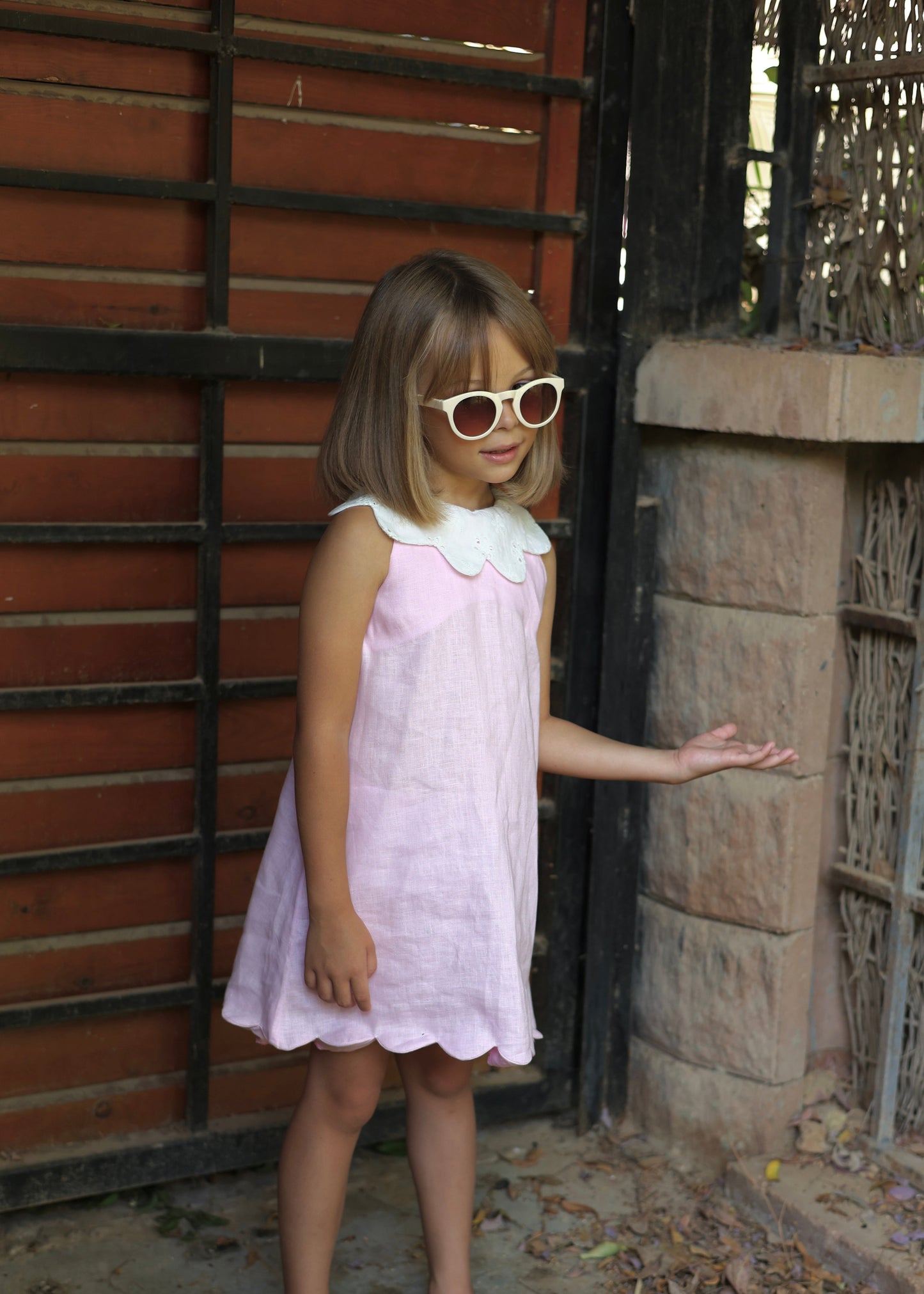 The Dreamy Light Pink Dress (100% Pure Linen)