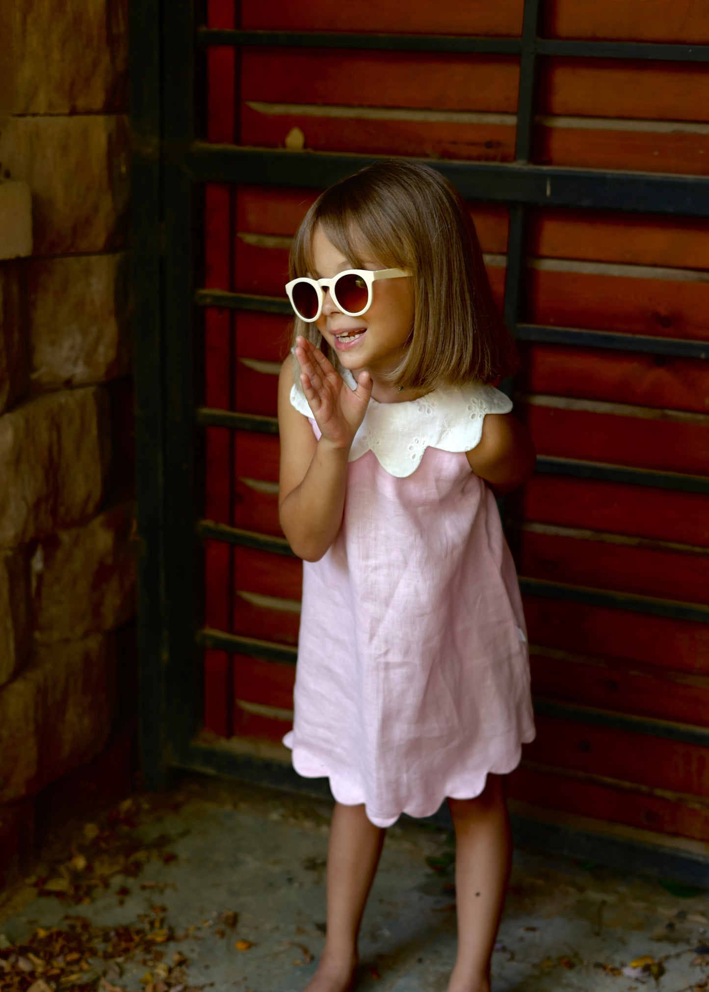 The Dreamy Light Pink Dress (100% Pure Linen)